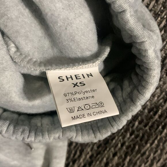 SHEIN EZwear Solid Drawstring Slant Pocket Sweatpants - Picture 4 of 6